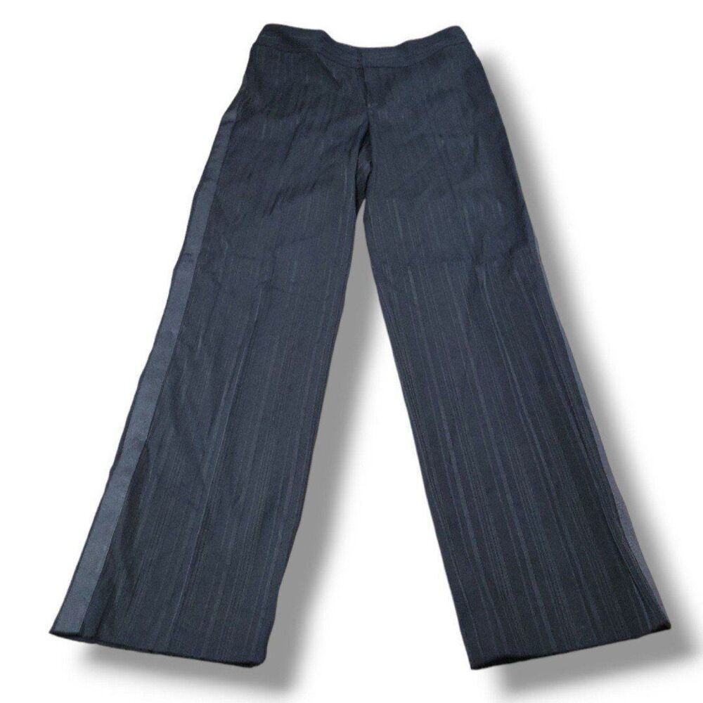 Company Ellen Tracy Pants Size 8 W31"xL31.5" Stretch Straight Leg Pants Striped
